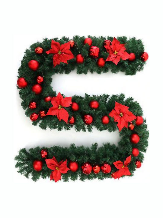 Alista Home Christmas Plastic Red Garland