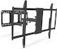 Suport Tv De Perete Cu Două Brațe Universal Vesa 50-120 Inch Max 80kg Reglabil Metalic