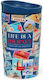 Stickers Glass Thermos Stainless Steel / Plastic 275ml Legami