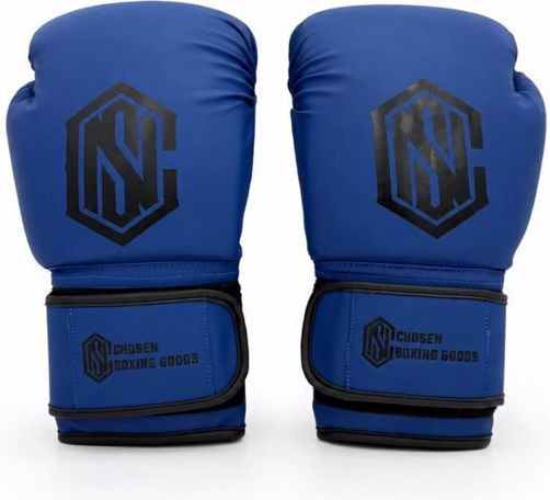 Chosen Boxing Gloves from Synthetic Leather for Competition Blue
