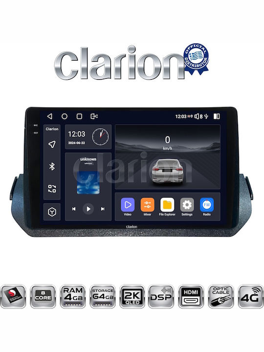 Clarion Car Audio System for Mitsubishi Outlander 2021 Bluetooth USB WiFi GPS Apple CarPlay Android Auto