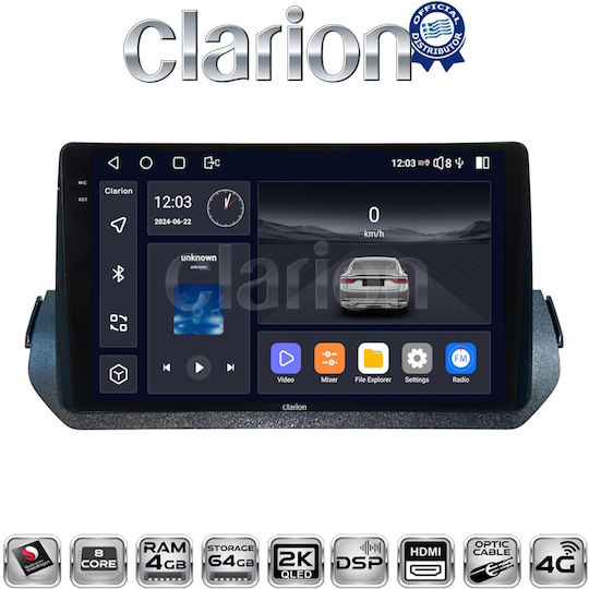 Clarion Car Audio System for Mitsubishi Outlander 2021 Bluetooth USB WiFi GPS Apple CarPlay Android Auto