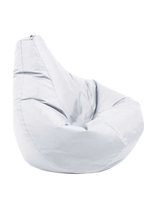 Beanbag Alb 70x60x65 cm