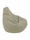 Beanbag Bej 70x60x65 cm