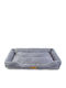 Hundebett Sofa Grau 87x59cm