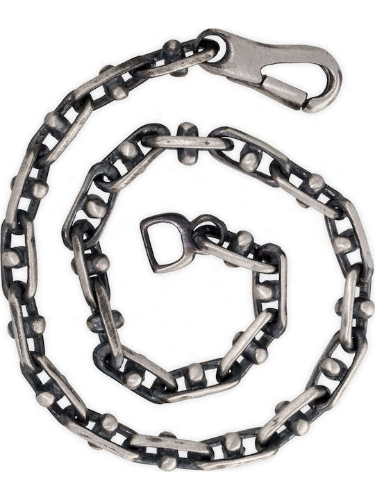 Men's Bracelet Chain Exoches Handmade Silver 925 18cm