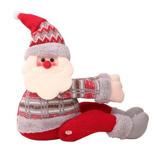 Moș Crăciun Decorativ Din Țesătură 46x14x26cm