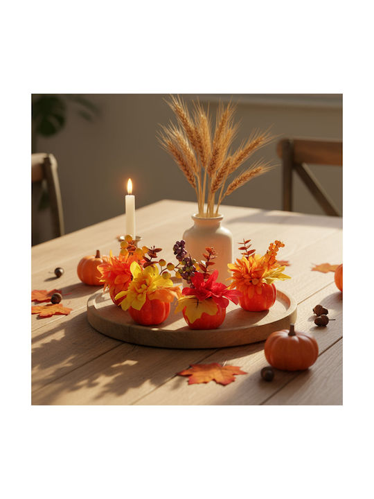 Autumn Decor Artificial Pumpkin 8x10 Cm 4 Models