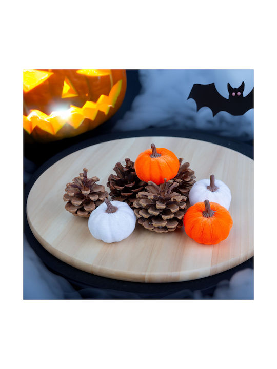 Autumn Decoration Pumpkin Pine Cone Made Foam 6 Cm Set 8 Pieces