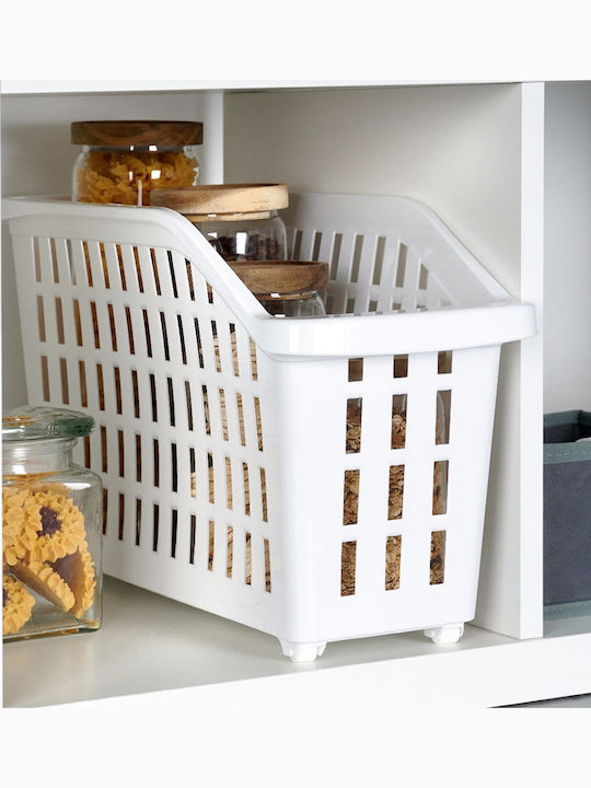 Vilde Raft De Baie De Podea Plastic 46x18x26.5cm Albă