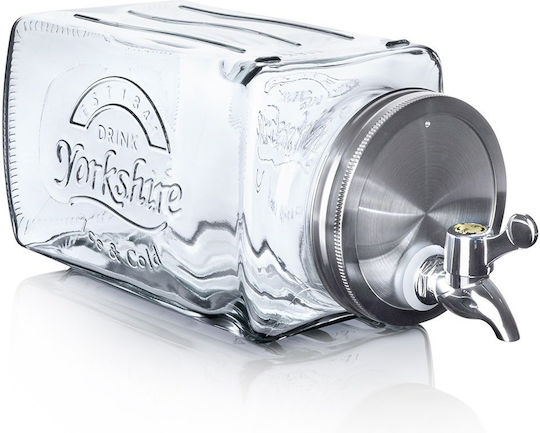 Orion Getränkespender Glas mit Zapfhahn 3,5 l