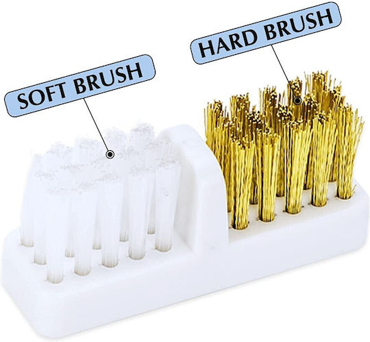 Box 30 Slots Nail Drill Bits & Cleaning Brush Purple