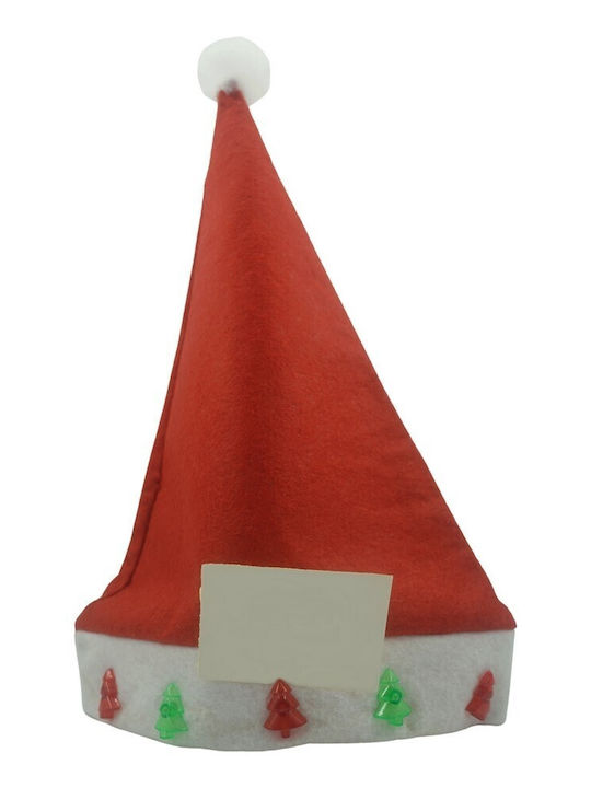 Santa Claus Hat Alista Home Christmas Trees Led Red One Size Polyester