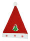 Santa Claus Hat Alista Home Christmas Tree Pattern Snowflake Ornament Red One Size Textile Material