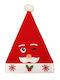 Santa Claus Hat Flippy Model 3 Santa Claus Mustache One Size Textile Material 30 X 40 Cm White Red