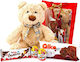 Velve Velve Plüsch- und Kuscheltier Teddybär Valentinstag 2 cm Verschiedene Designs 1Stück