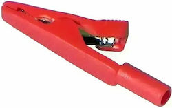Fiab Adaptor 2mm Clește Crocodil Roșu