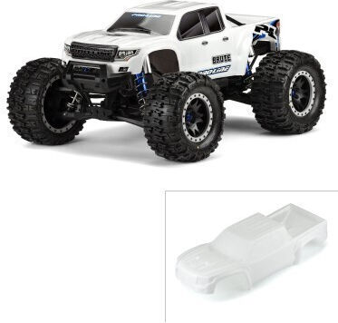 Caroserie Pre-tăiată Body Brute Bash Armură Albă Body Traxxas X-maxx Vopsită