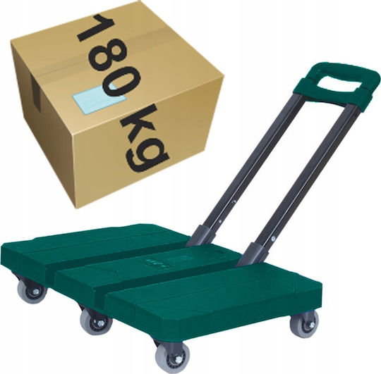 Rockforce Cărucior de Transport Pliabil pentru Sarcină de Până la 180kg