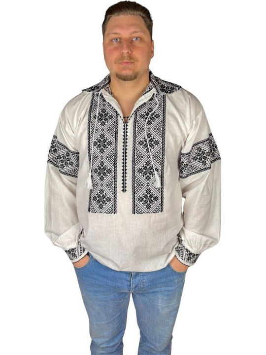 Bluza Alb Negru Mahogany