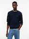 Herrenblusen Navy Marineblau Pullover