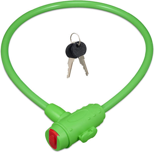Children's Bike Lock Relaxdays 70x1cm Multicolor Set 2 Keys