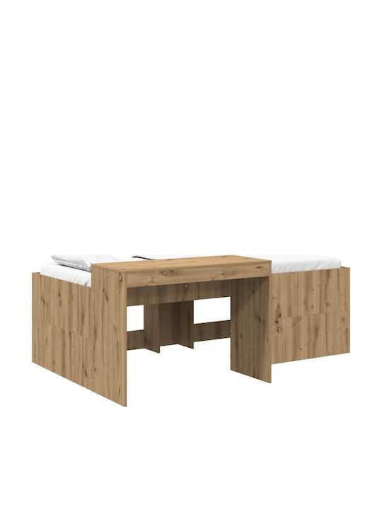 Kids Single Bed with Desk