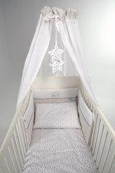 Candide Crib Set Gray 4pcs