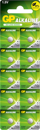 Genius Pack Alkalische Uhrenbatterien SR66 / LR66 1.5V 10 Stück