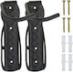 Relaxdays Bicycle Storage Stand Set 2 Black 25.5x14x11 Cm