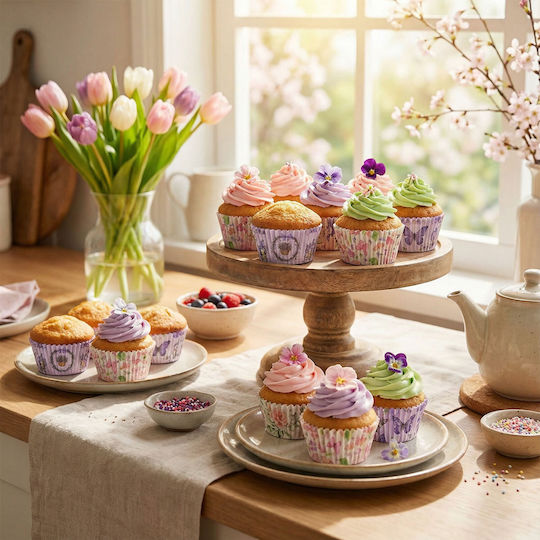 Alista Home Suport Din Hârtie Pentru Cupcake GLB_57169A 100 Bucăți