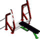 EBX Horizontal Trainingsbänke mit Ständern