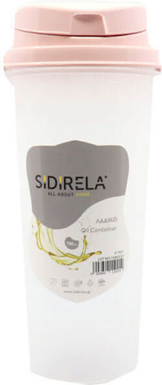 Sidirela Plastic Oil Can with Flow 750ml Pink Sidirela Plastic Oil Can with Flow 750ml Pink