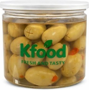 K Food Grüne Oliven mit Füllung 300g