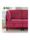 Velvet Red Armchair 70x70x82cm