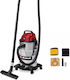 TC-VC 3055 S Wet-Dry Vacuum 950W with Stainless Steel Container 30L Silver