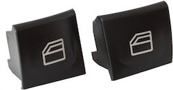 Mercedes W169 A-class 04-12 Window Switch Button Covers Left Panel 2 Pcs Set