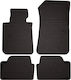 Rubber Car Mats Bmw 1 E87 Hatchback 2004-2011 Black Fitted