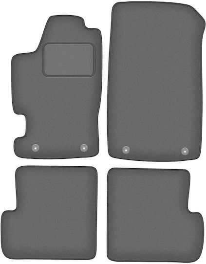 Velour Car Mats Graphite Renault Laguna I Estate Liftback 1994-2001