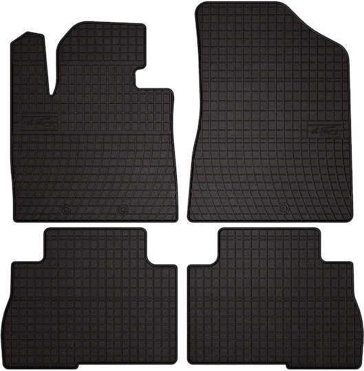 Rubber Car Mats Kia Sorento Ii Fl Suv 2012-2015 Black Fitted