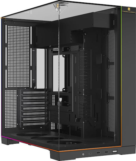 Thermalright A70 ARGB Gaming Midi-Turm Computergehäuse mit Seitenfenster Schwarz