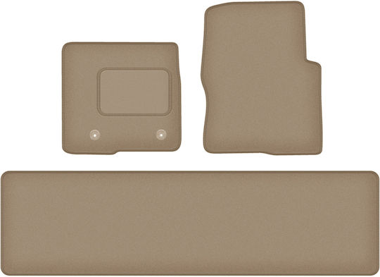 Velour Car Mats Ford F150 Xi Supercab 2003-2008 Beige