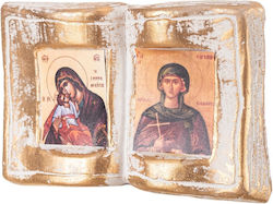 Imagine Ceramică Carte K1007 9.5*6cm Bronz