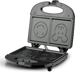 Raf R.211B 850W For 2 Toast Black Sandwich Maker