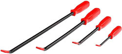 Set De Pârghii Relaxdays 200–600 Mm Roșu Negru 60x2.5x2.5 Cm Set De Pârghii Relaxdays 200–600 Mm Roșu Negru 60x2.5x2.5 Cm