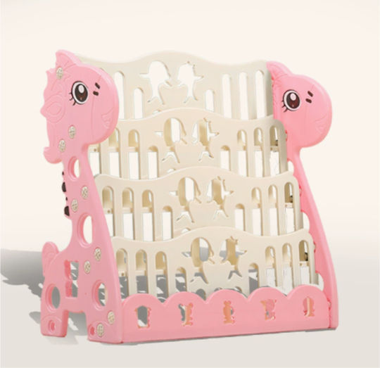 Homeone Cutie de Depozitare pentru Copii din Plastic Cute Bear Roz