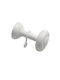 Curtain Rail Base Wall White