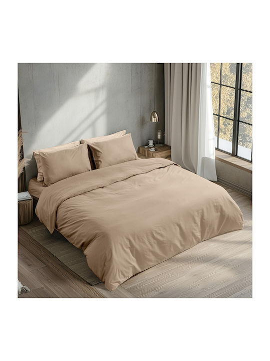 Beauty Home 1230 Σεντόνι Διπλό με Λάστιχο 145x2...