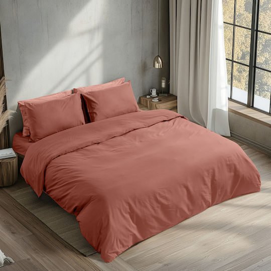 Beauty Home 1230 Единично 105x200+35см с Еластична Лента Сапено Ябълково