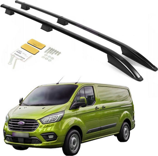 Roof Rails Ford Transit Custom Short 2012-2023 Color Black L1